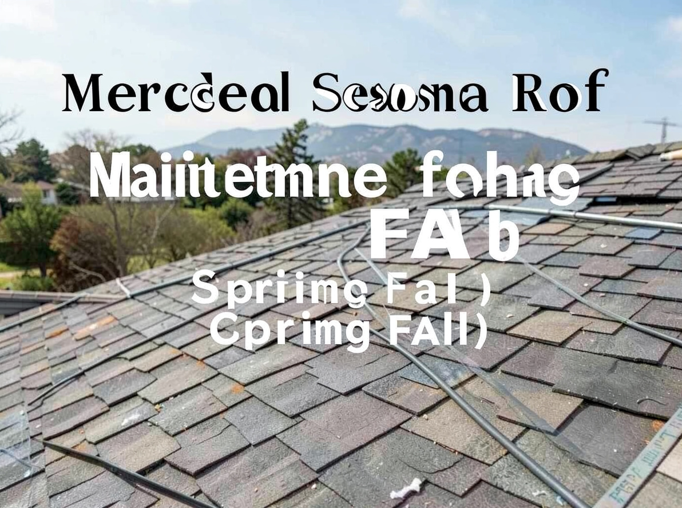 Merced Seasonal Roof Maintenance Checklist (Spring/Fall)
